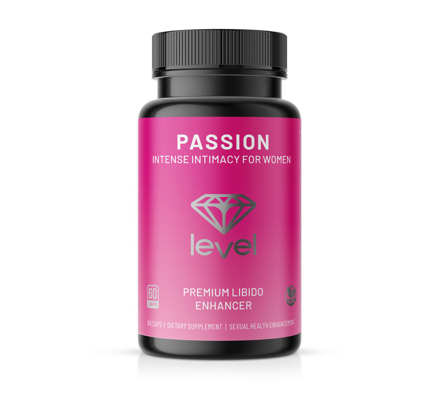 Level Passion  | 60 vegan caps | Intense Intimacy for Women