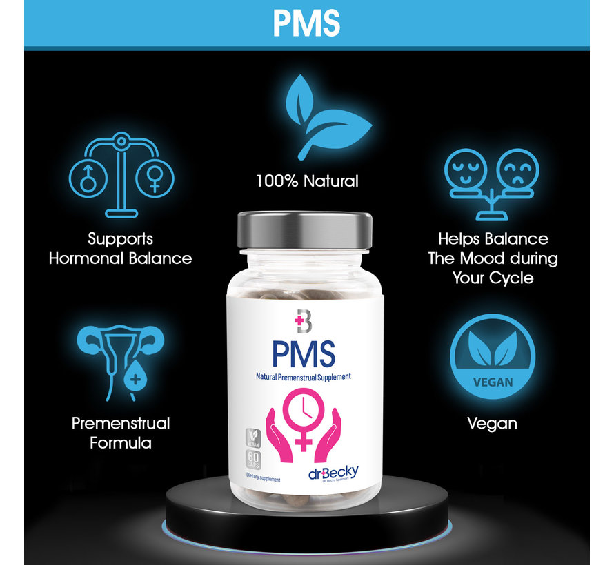 PMS | 60 Vegan caps | Voor een evenwichtige cyclus