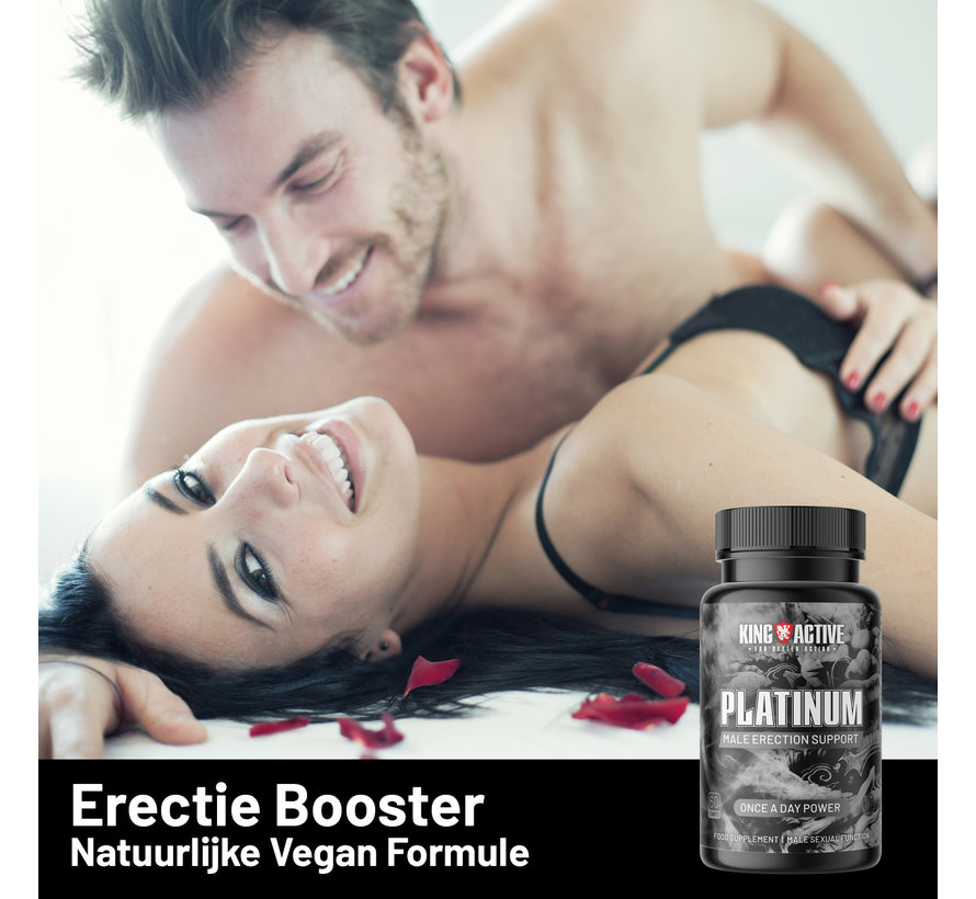 King Active Platinum | 60 vegan caps | Mannenkracht wanneer het moment daar is