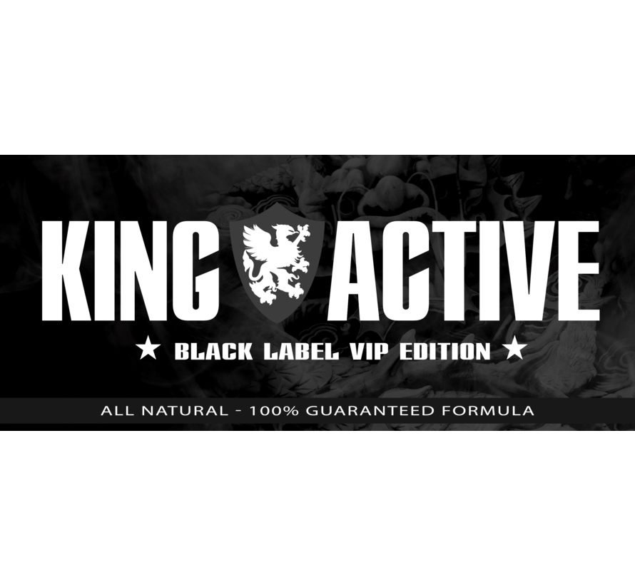 King Active Platinum | 60 vegan caps | Mannenkracht wanneer het moment daar is