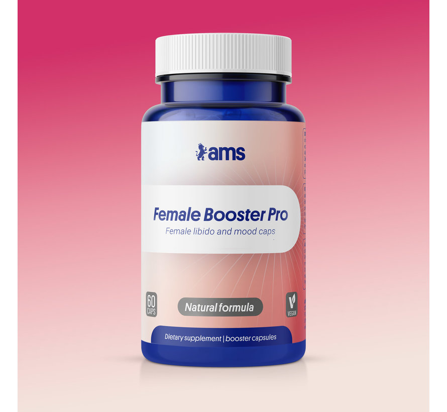 Female Booster Pro | 60 vegan caps | Stemming & Libido Booster | Voor Vrouwen