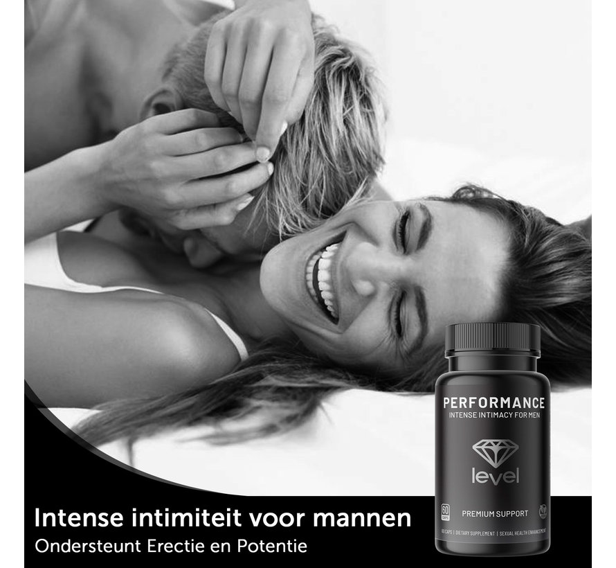 Level Performance | 60 vegan caps | Mannenformule
