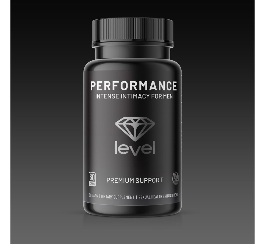 Level Performance | 60 vegan caps | Mannenformule