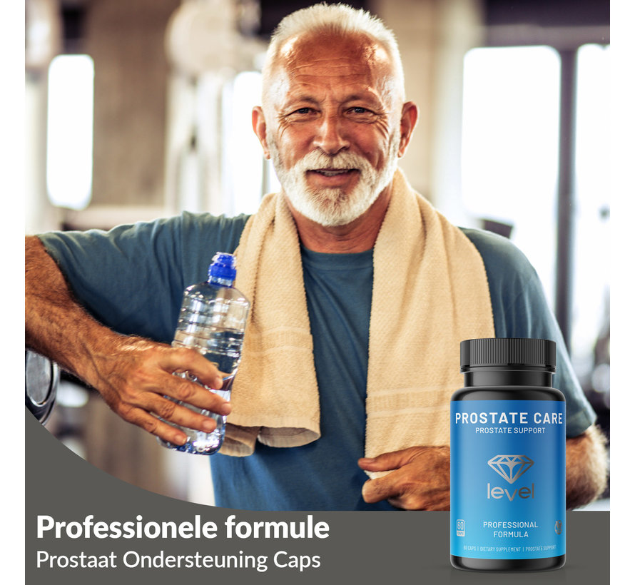 Level Prostate Care | 60 vegans cap | Prostate Support | Prostaat, Potentie en Urinewegen