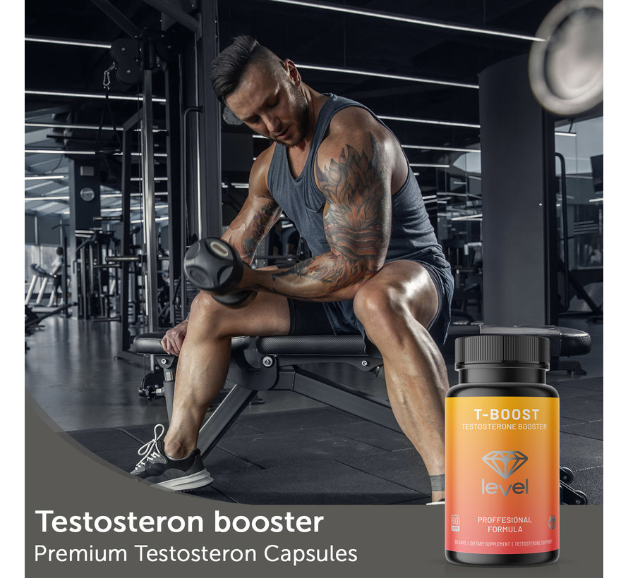 Level T- Boost  | 60 vegan capsules  | Testosterone booster