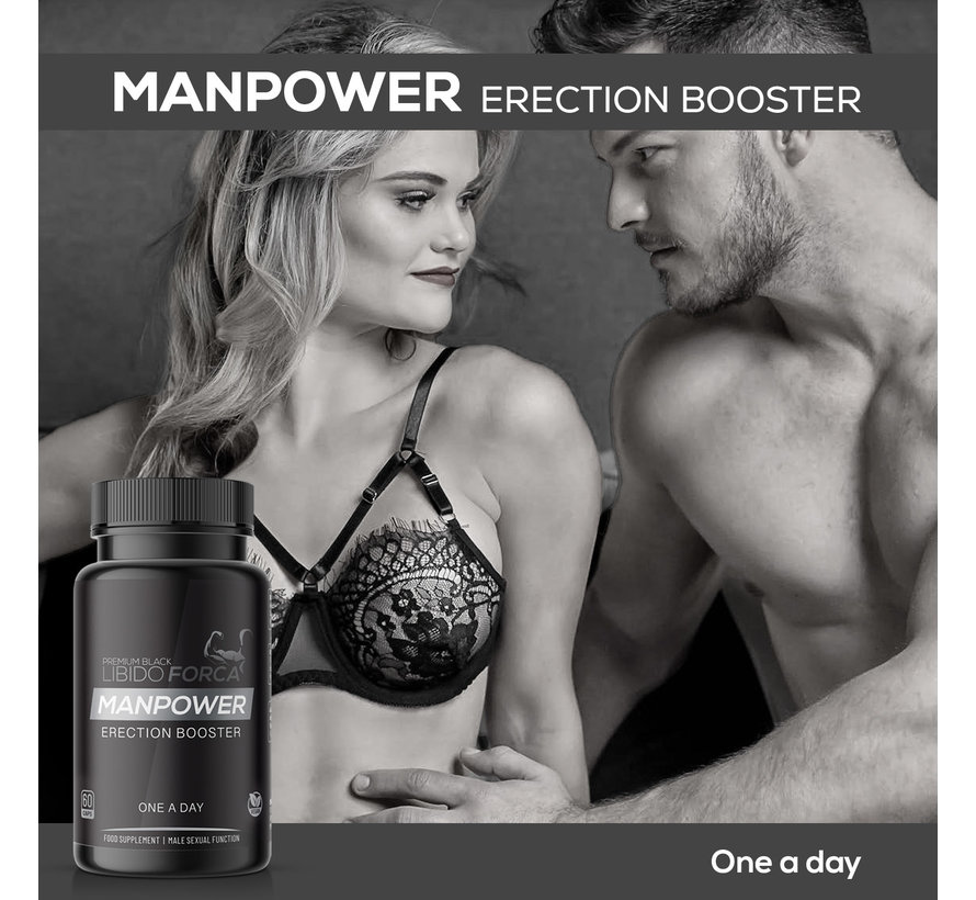 ManPower | 60 vegan caps | Erectie & Potentie Kuur | Premium Formula