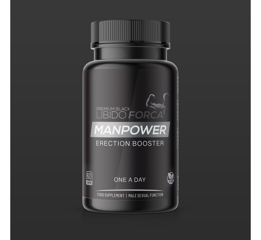 ManPower | 60 vegan caps | Erection Booster | Erection & Libido