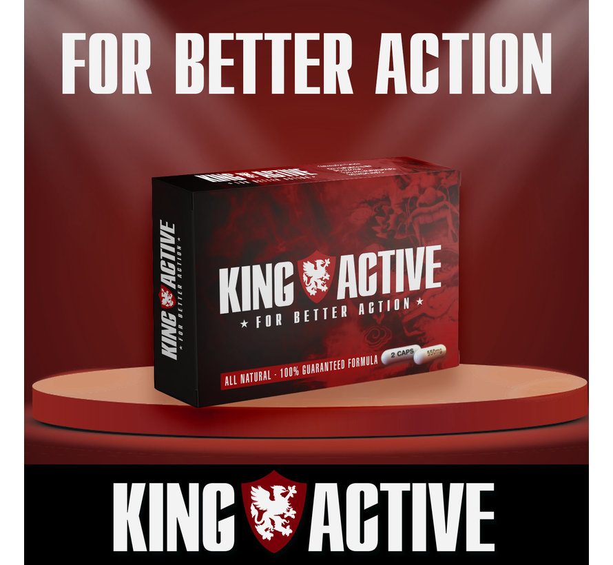 King Active - 2 Kapseln - Potenzmittel