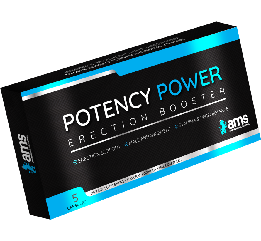 Potency Power - 5 capsules - Male enhancement pills