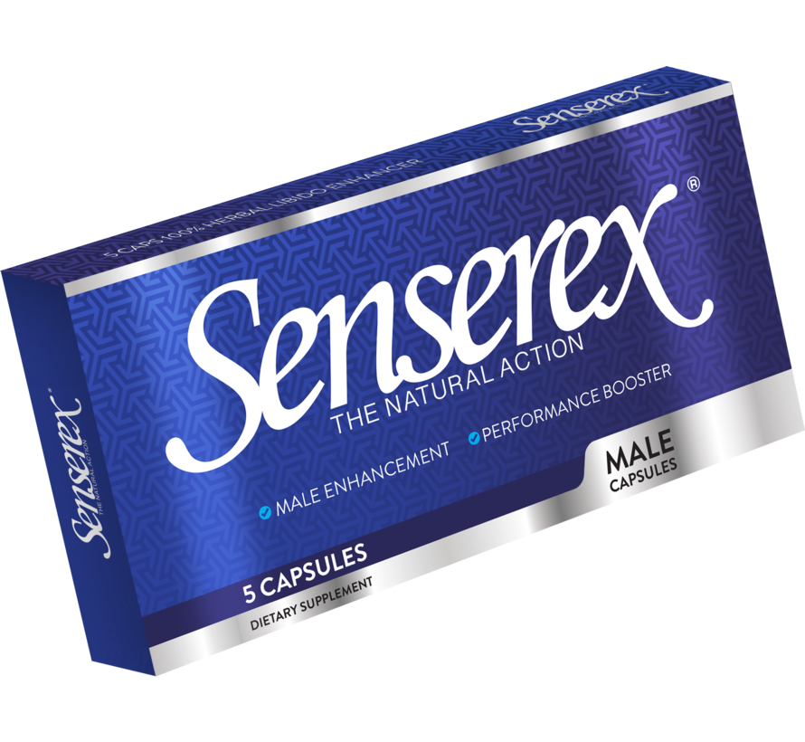 Senserex - 5 Capsules - Natuurlijke erectiepillen