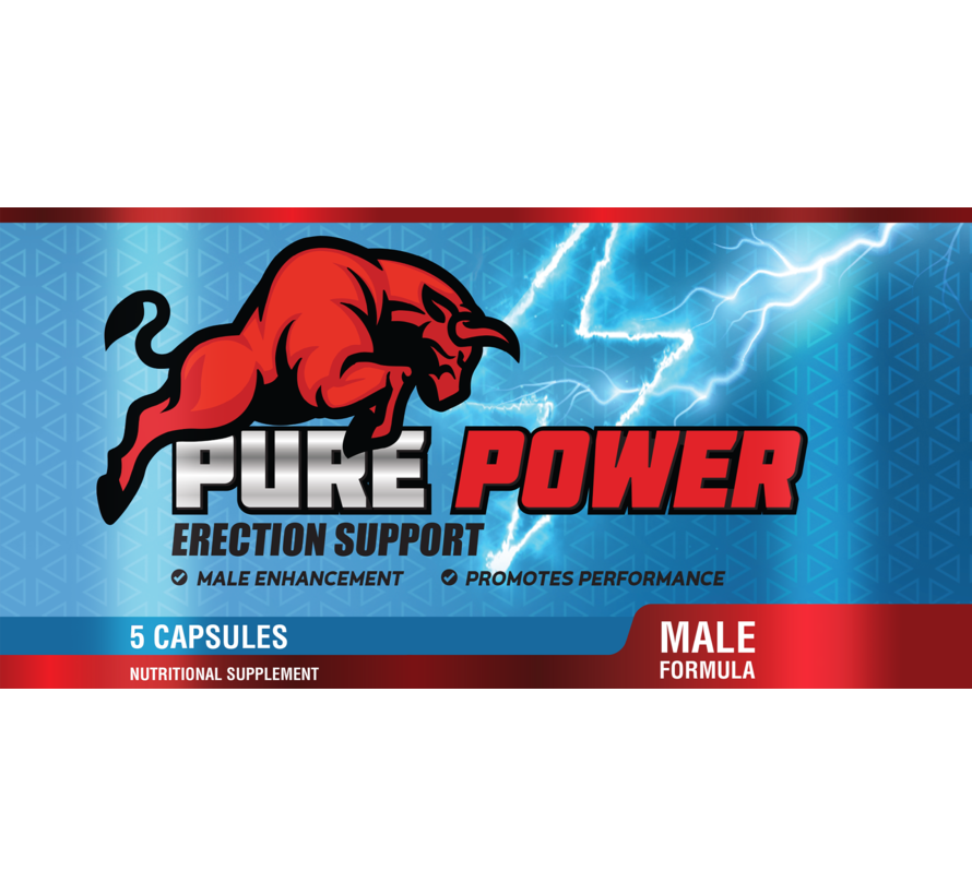 Pure Power - 5 Kapseln - Potenzmittel