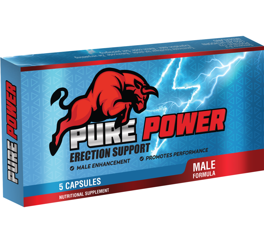 Pure Power - 5 Kapseln - Potenzmittel