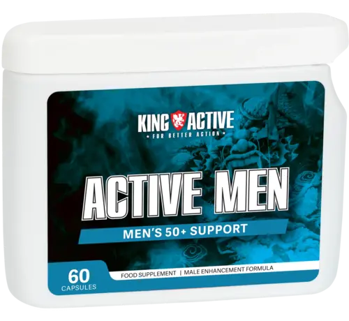 King Active Active Men 50+ Support - 60 caps - Potentie, Energie & Testosteron Booster