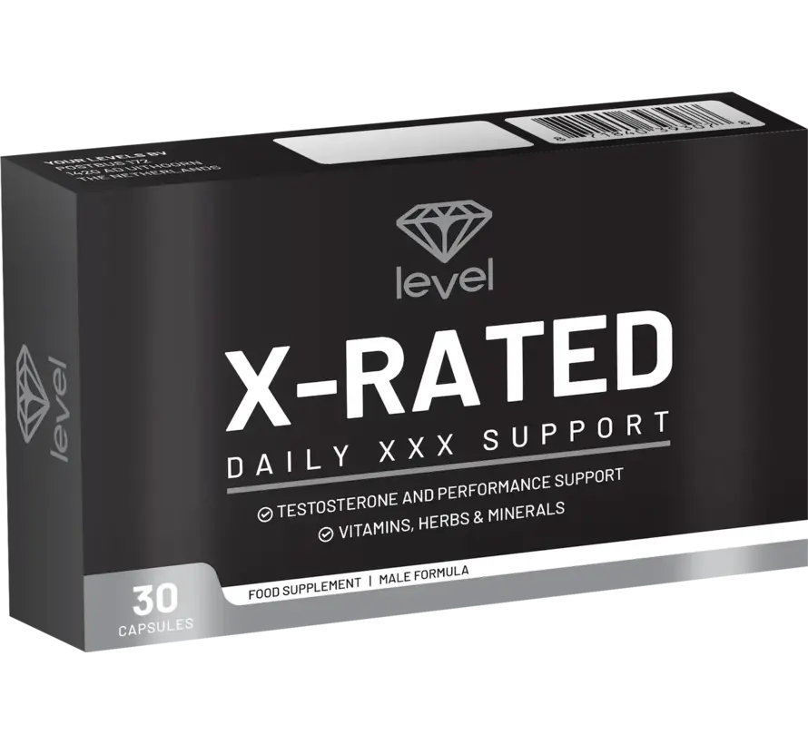X-Rated 30 caps | Testosteron & Erectie Booster  | 1 capsule per dag  | One A Day