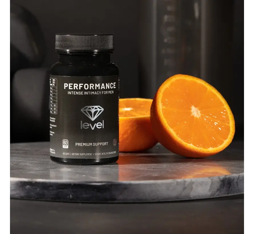 Level Performance | 60 vegan caps | Intense Intimacy for Men | Erectie stimulerend
