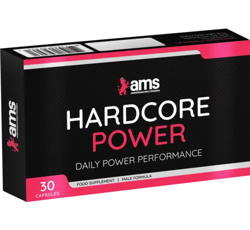 Amsterdam Max Stamina Hardcore Power |  Multi Man Pro | 30 capsules | Krachtige ondersteuning voor potentie, testosteron en energie | One A Day | Natuurlijk & Vegan