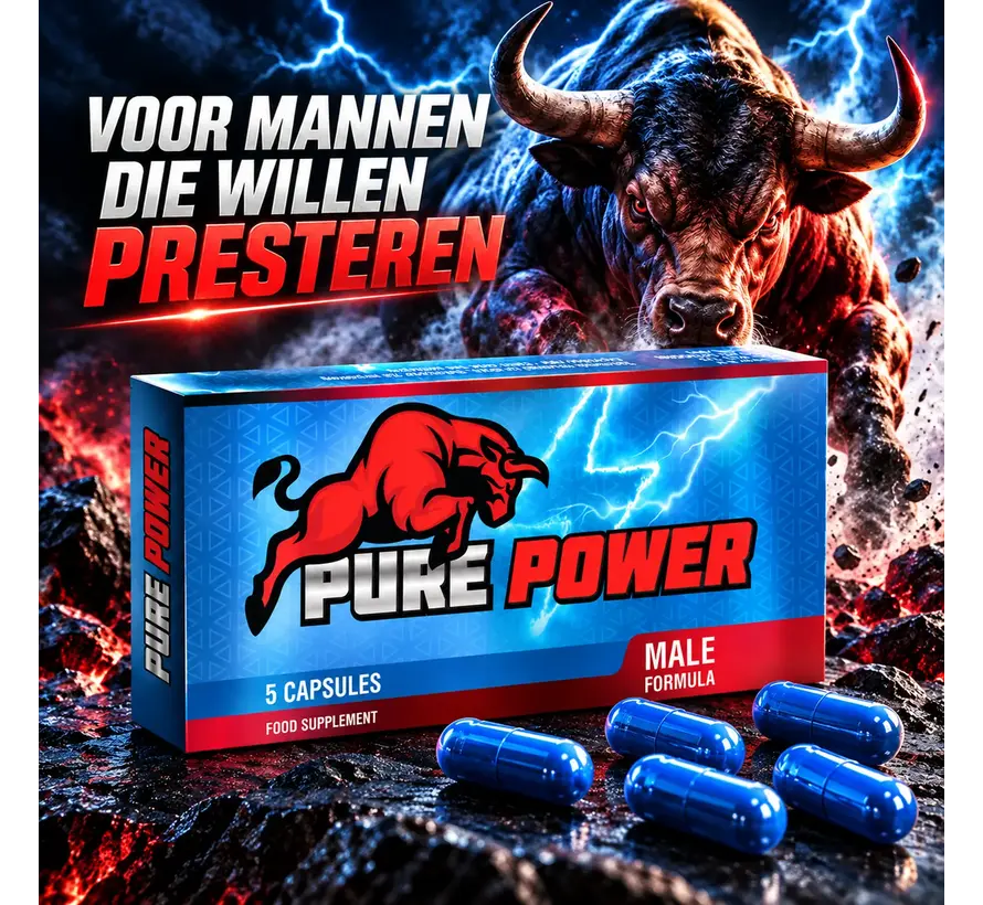 Pure Power - 5 capsules - Erectile dysfunction