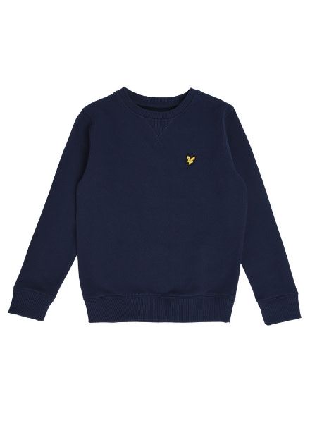 Lyle en Scott Classic Crew Neck Fleece Navy Blazer