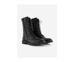 Nik en Nik schoenen laarsjes met gesp Zailey boots in de kleur zwart |  Studio Kwetters 