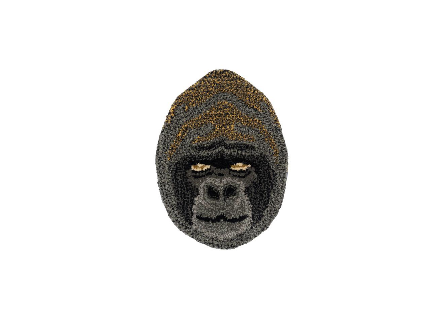 Groovy Gorilla Head Rug