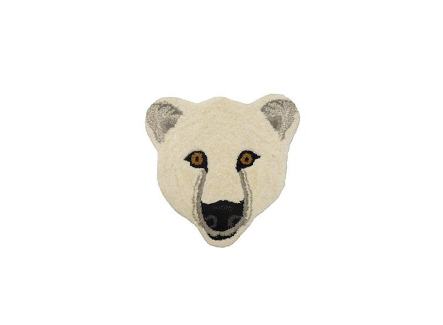 Kasbah Polar bear Head Rug