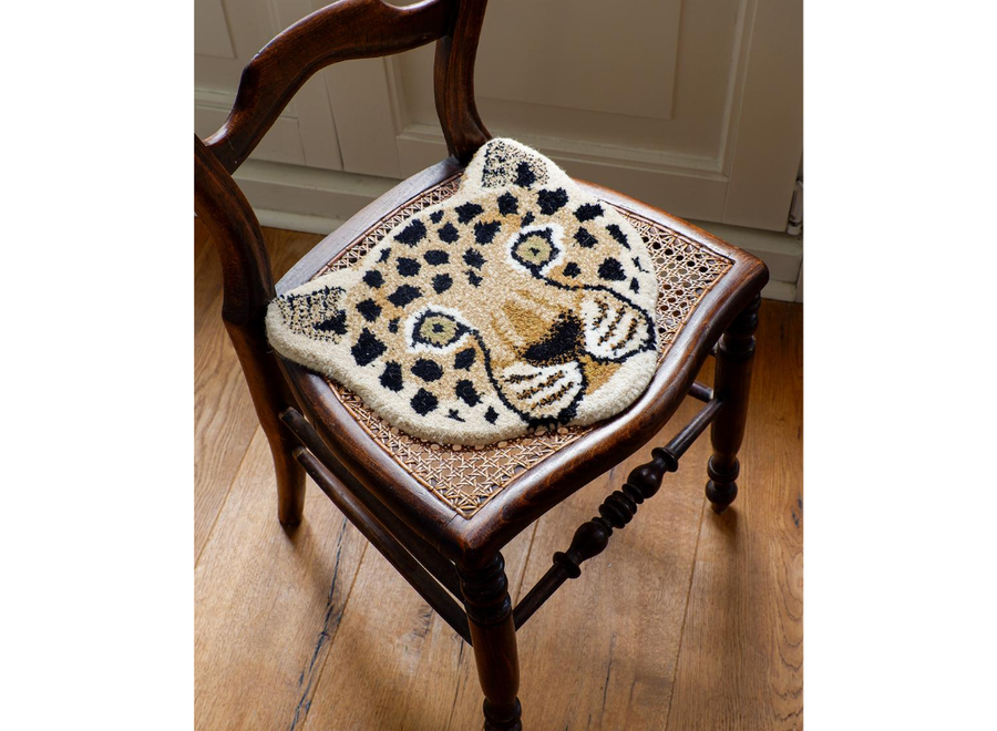 Doinggoods Loony Leopard Head rug