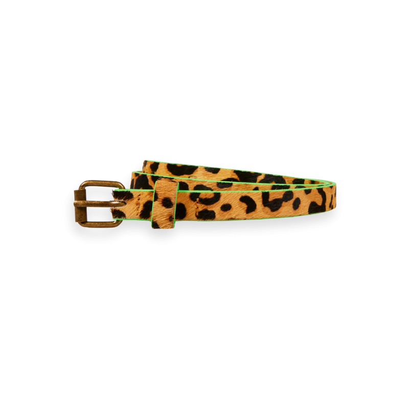 Leopard 2024 print belt