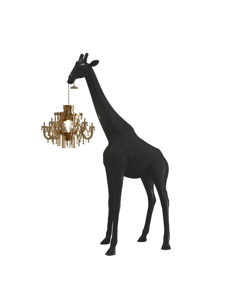Qeeboo Giraffe in Love XS lamp - Black