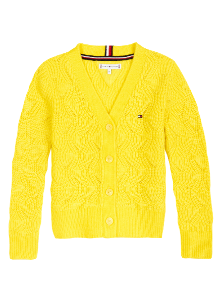 Tommy Hilfiger TH cable knit cardigan