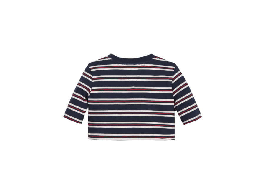 Stripe Rib Top S/s