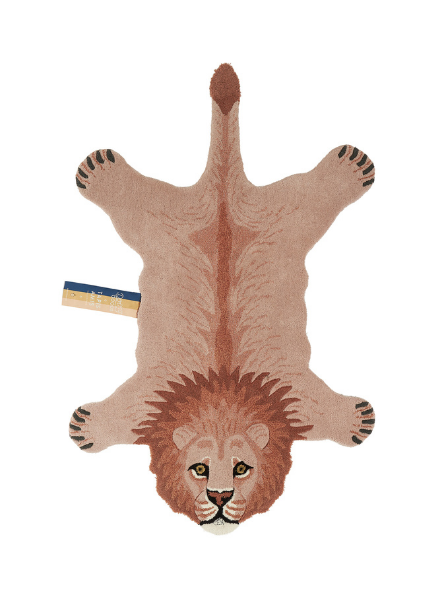 Pinky Lion rug large