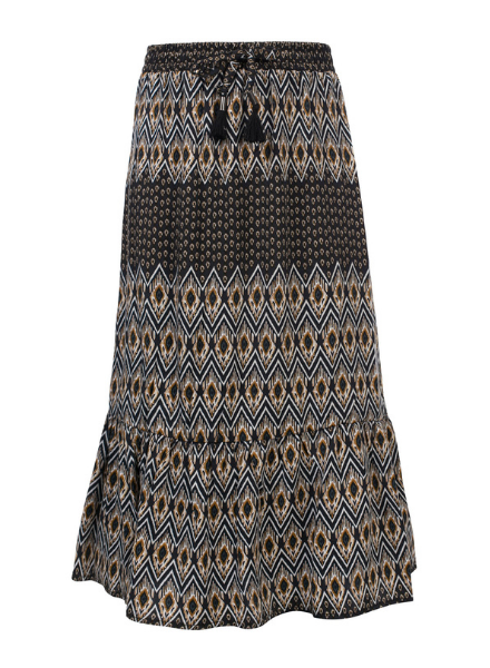 Looxs Revolution 10Sixteen Native printed long skirt