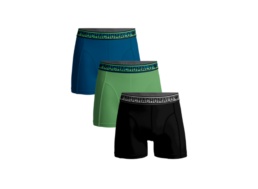 Muchachomalo Boys 3-pack short solid/solid/solid