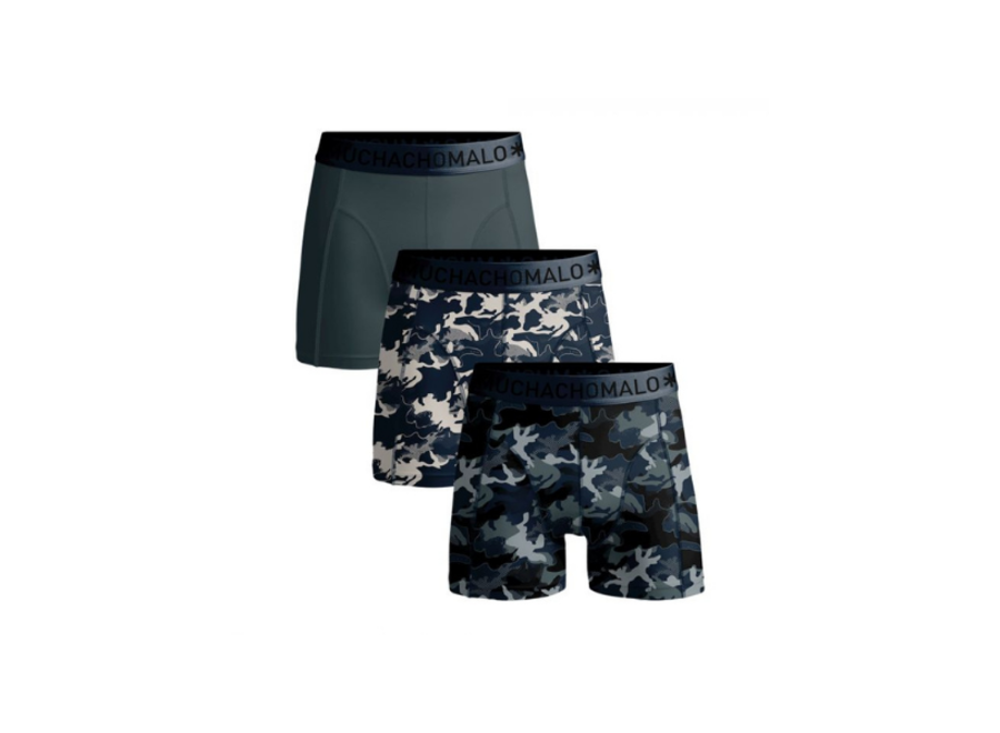 Boys 3-Pack shorts 2x Print/1x Solid