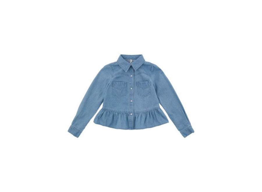 Little Pieces Lpaqua ls denim shirt