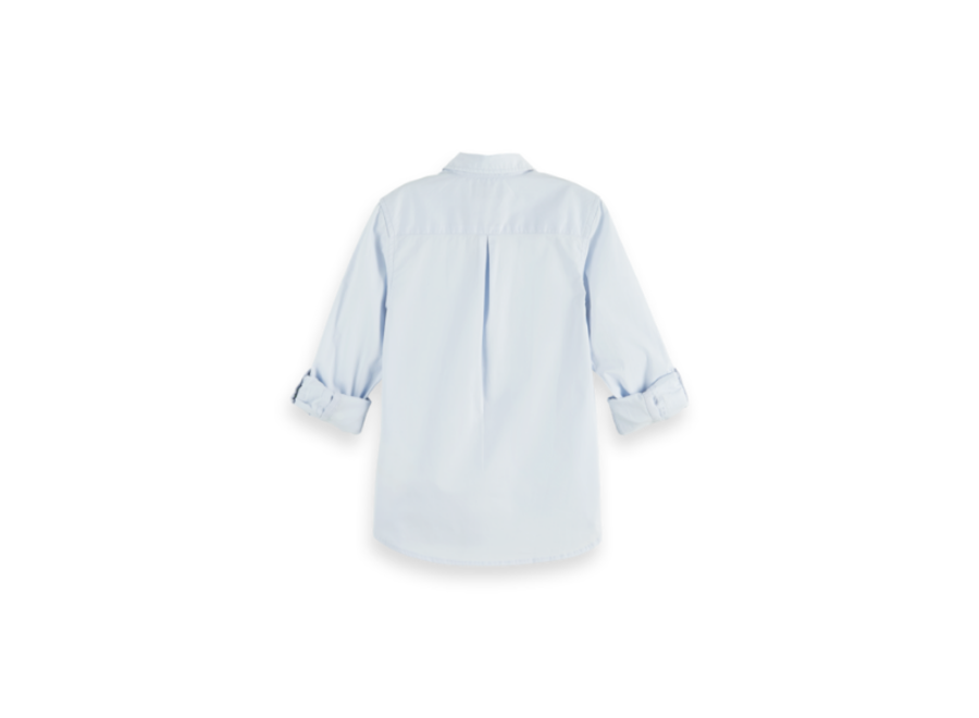 Slim fit- Classic long sleeve poplin shirt