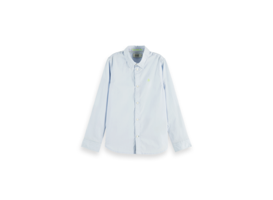 Slim fit- Classic long sleeve poplin shirt