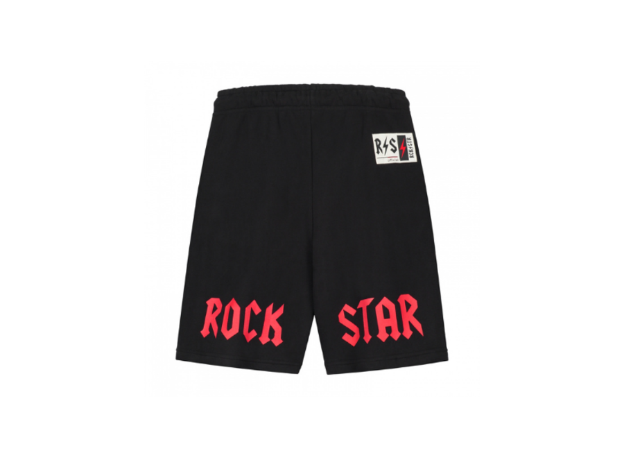 RckstrSweatShortKIDS HS Black