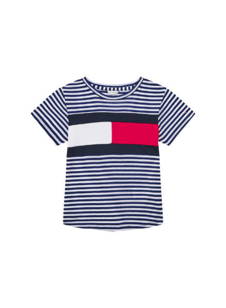 Stripe Knit Top S/S