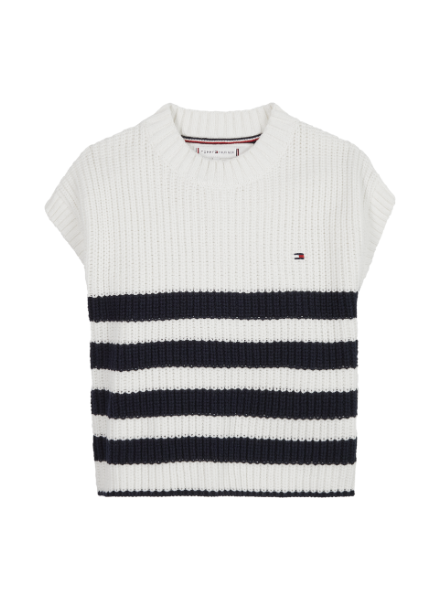 Tommy Hilfiger Nautical Striped Vest Slvls