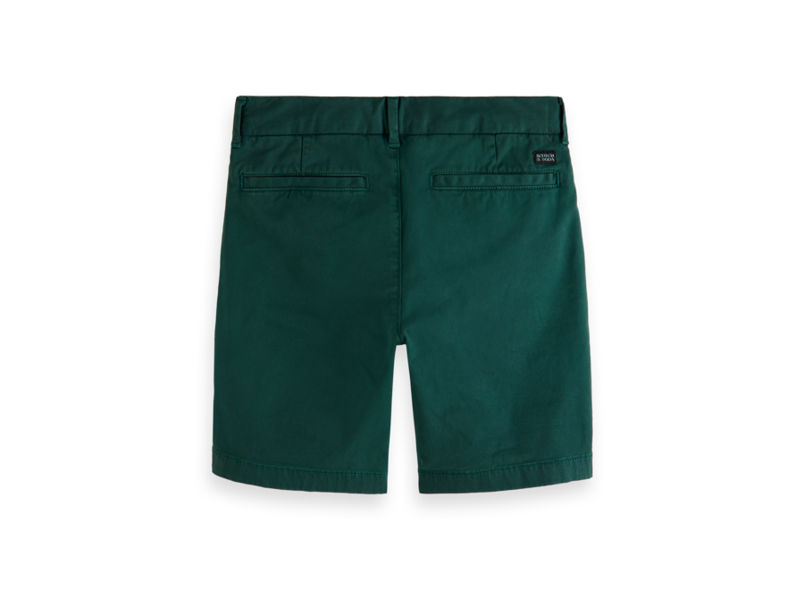 Garment-dyed chino shorts