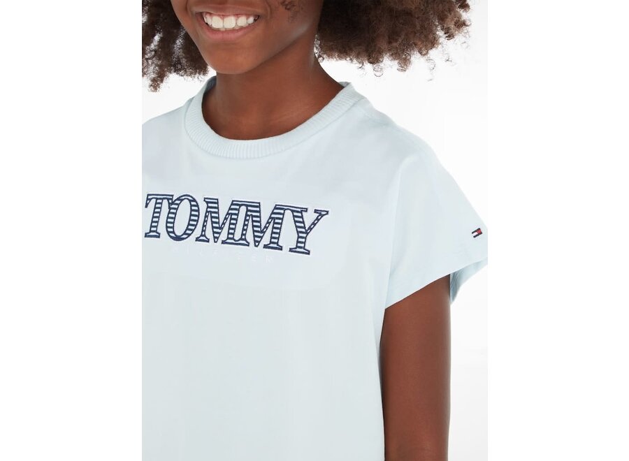 Tommy Stripe Logo Tee