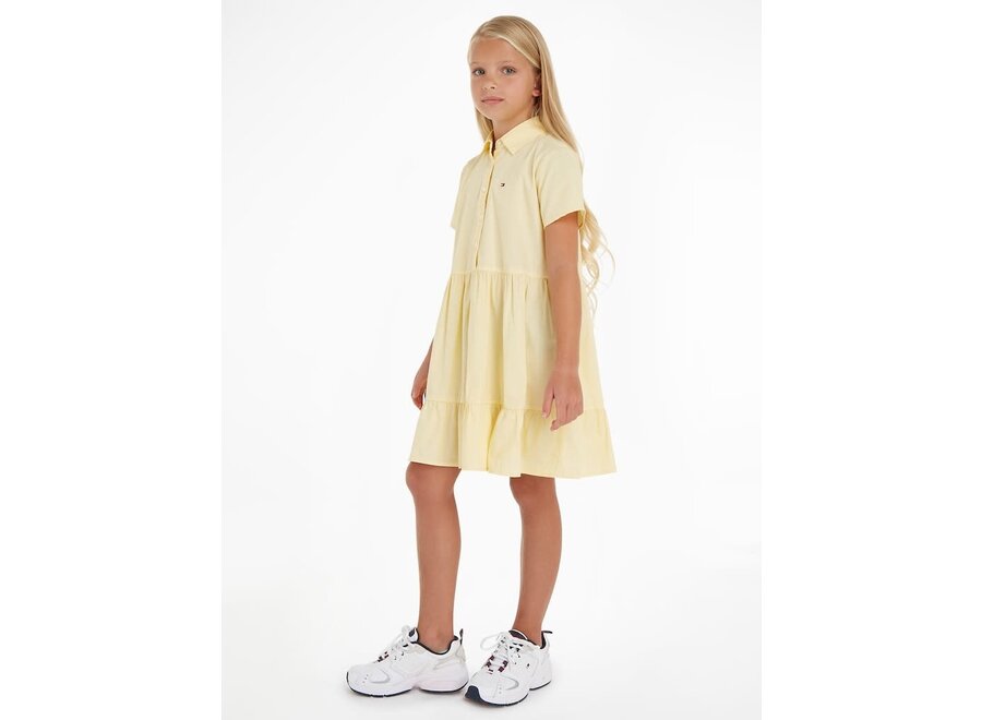 Tiered Shirt Dress