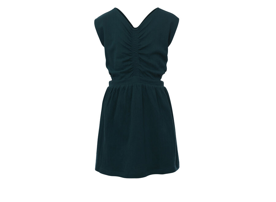 Crinkle jersey dress