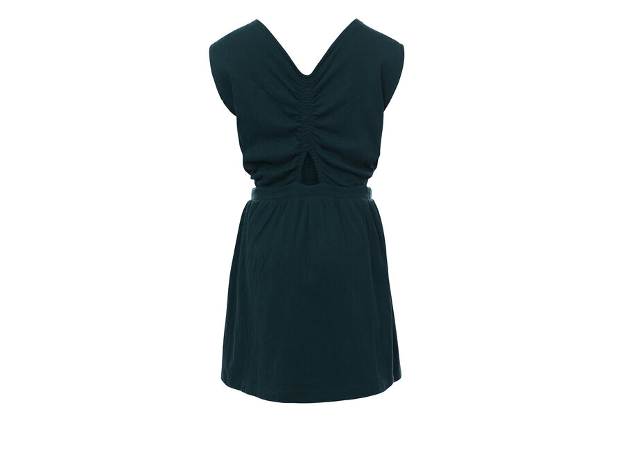 Crinkle jersey dress