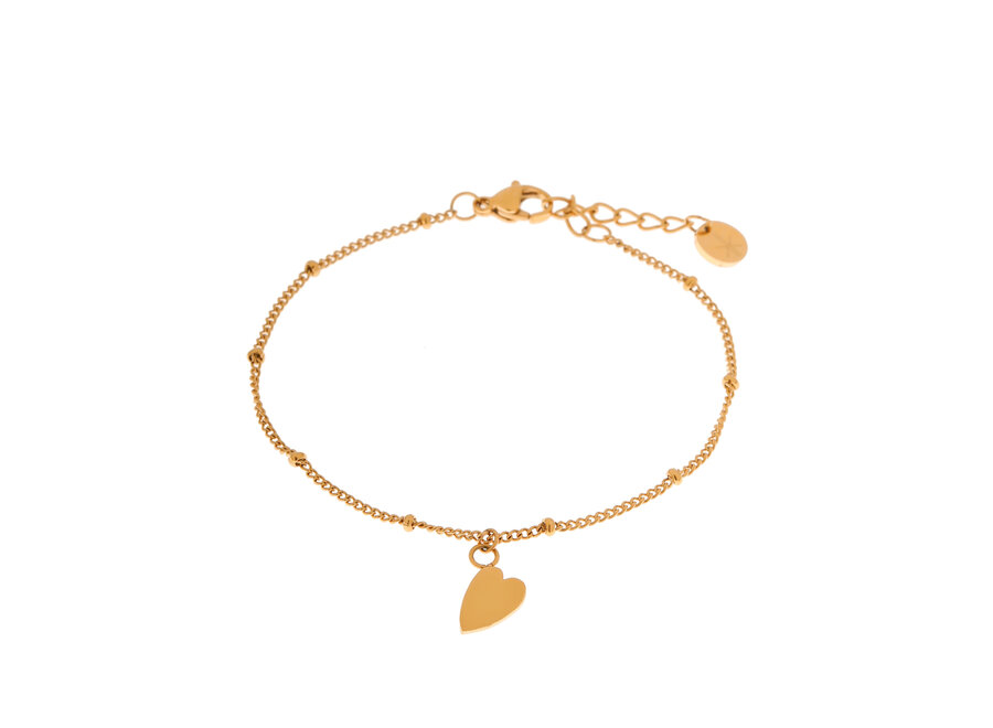 Heart Bracelet Gold