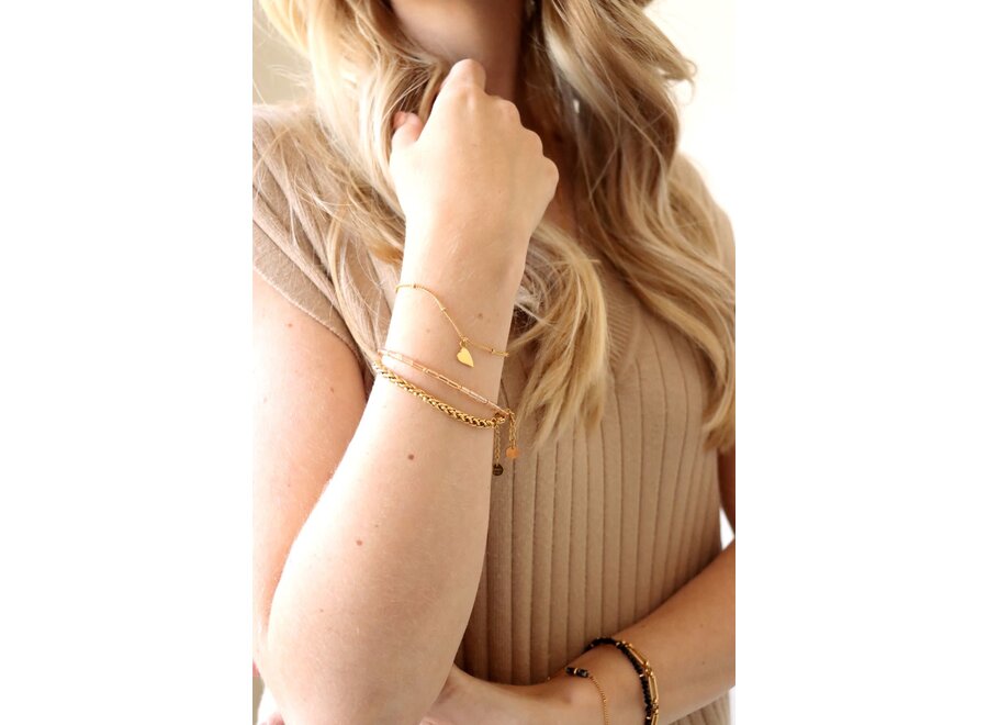 Heart Bracelet Gold