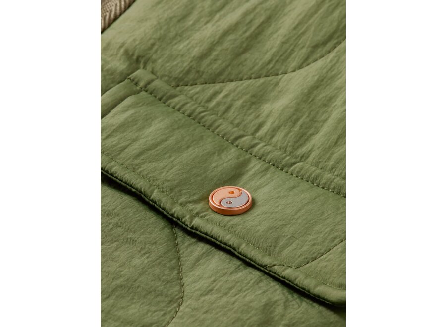 Light-padded reversible printed jacket
