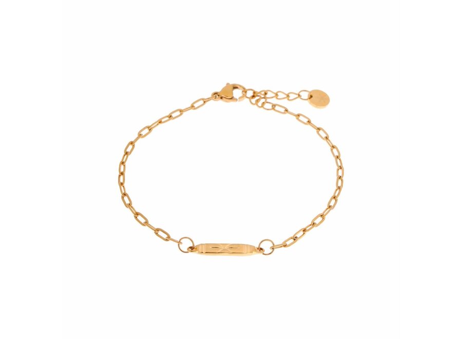 Big star bracelet gold