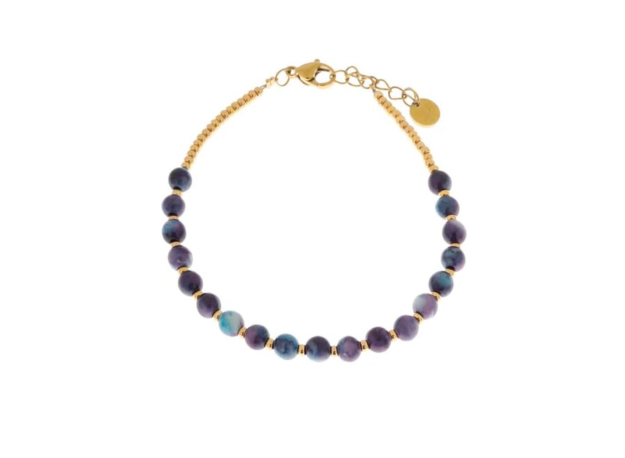 Dark night bracelet gold